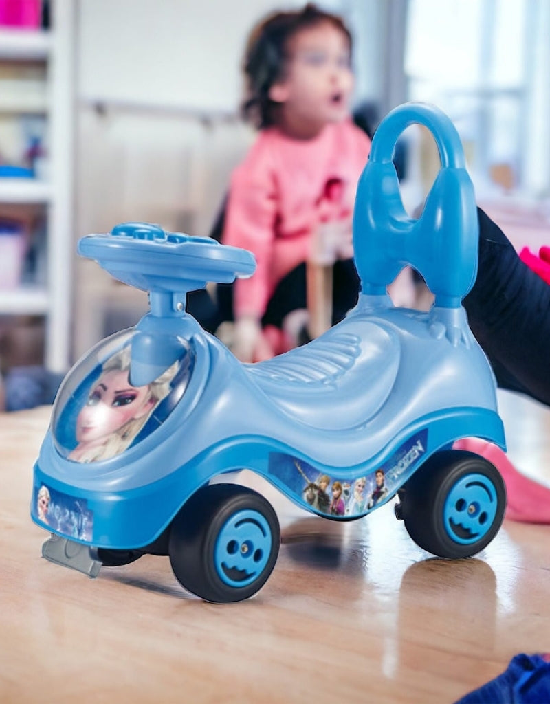 Frozen-Themed Musical Push Car Magical Ride for Kids