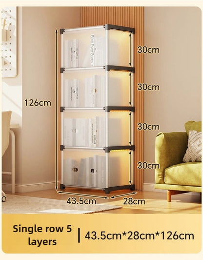 Multi-layer shelf Dustproof High Capacity Storage Boxes