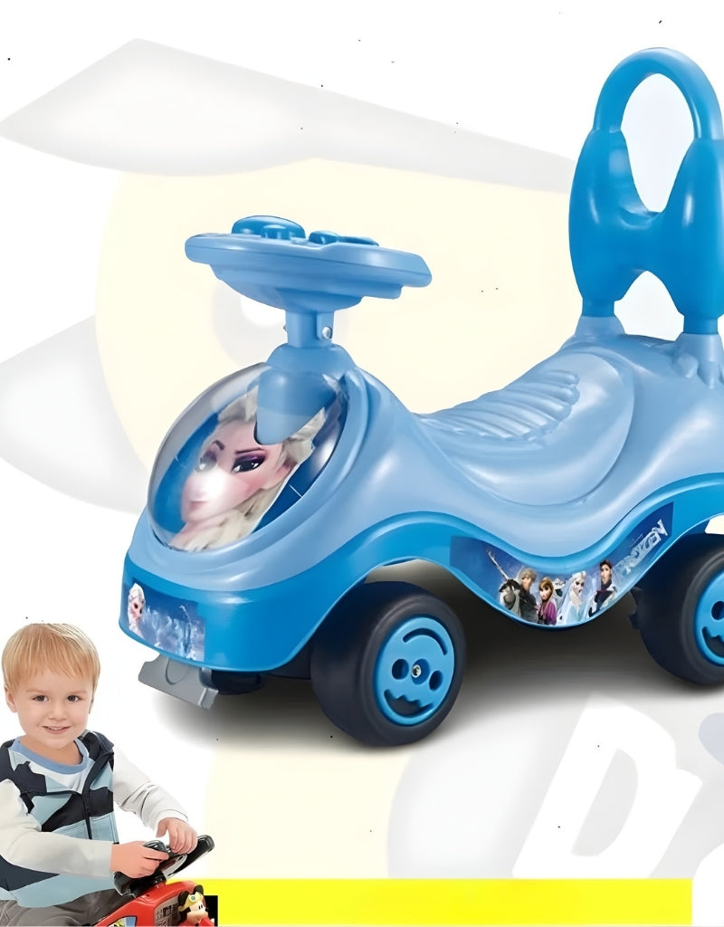 Frozen-Themed Musical Push Car Magical Ride for Kids