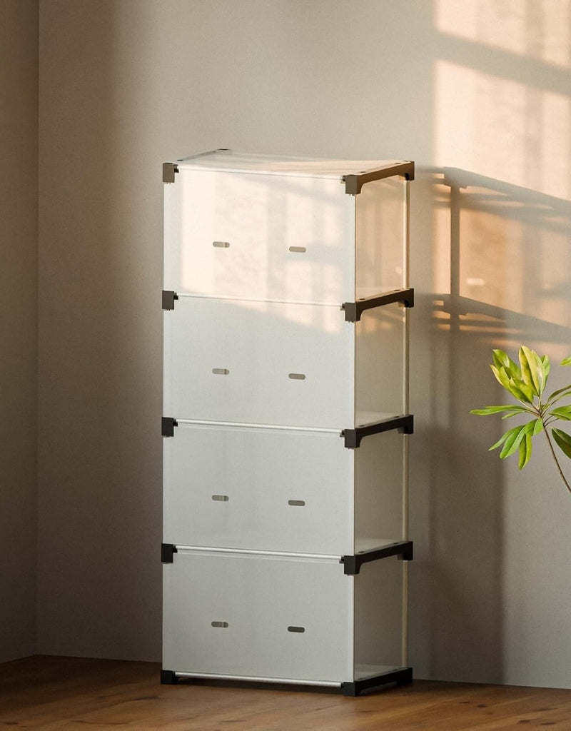 Multi-layer shelf Dustproof High Capacity Storage Boxes