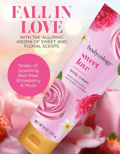 𝗕𝗼𝗱𝘆𝗰𝗼𝗹𝗼𝗴𝘆 Shea Butter Sweet Love Body Cream 227 G