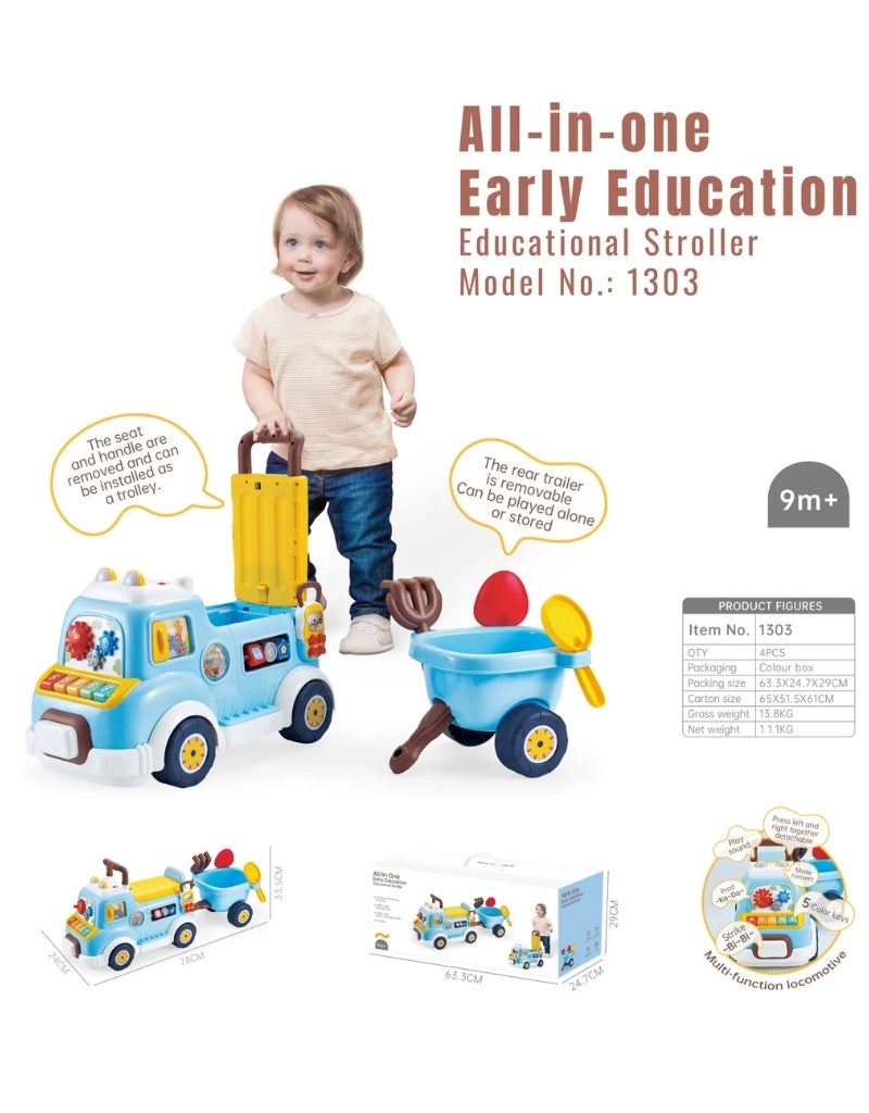 Youleen All-In-One Educational Stroller