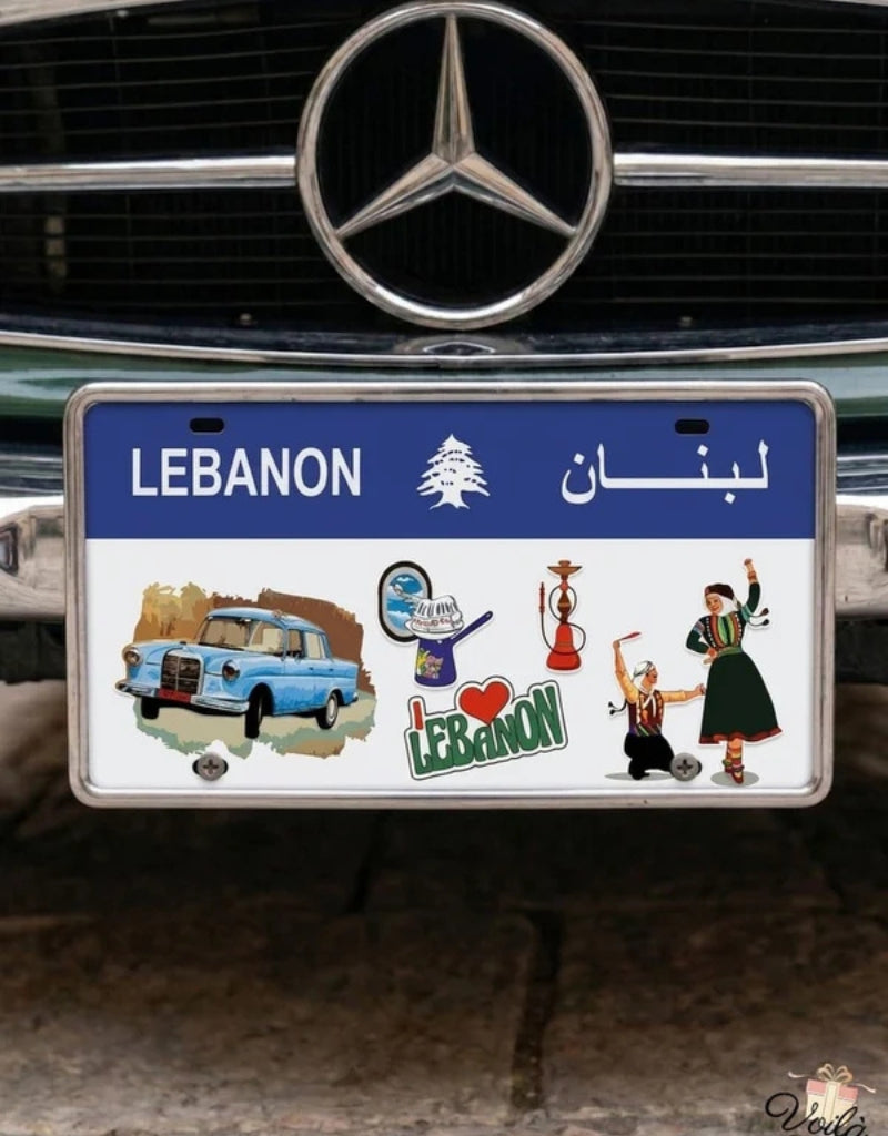 Traditional Lebanese Culture Novelty License Plate