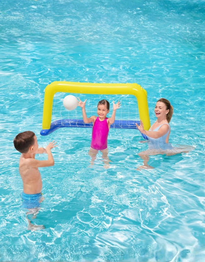 𝗕𝗲𝘀𝘁𝘄𝗮𝘆 52123 Water Polo Swimming Pool Game Set 1.42 M x 76 CM