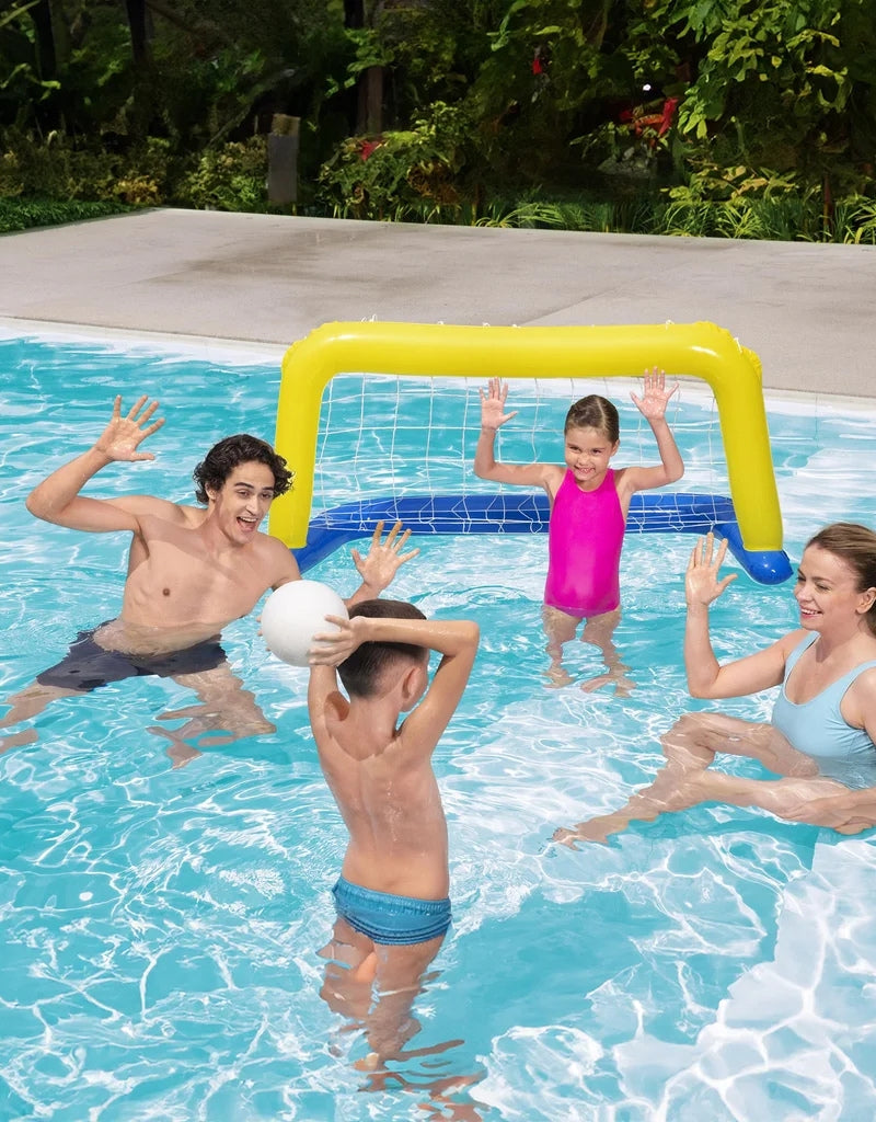 𝗕𝗲𝘀𝘁𝘄𝗮𝘆 52123 Water Polo Swimming Pool Game Set 1.42 M x 76 CM