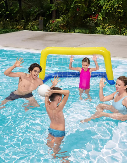 𝗕𝗲𝘀𝘁𝘄𝗮𝘆 52123 Water Polo Swimming Pool Game Set 1.42 M x 76 CM