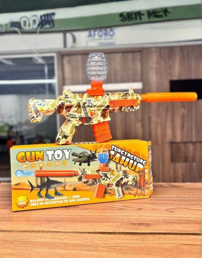 Hydrogel Gun Toy Rifle Sound Brainrot Italian