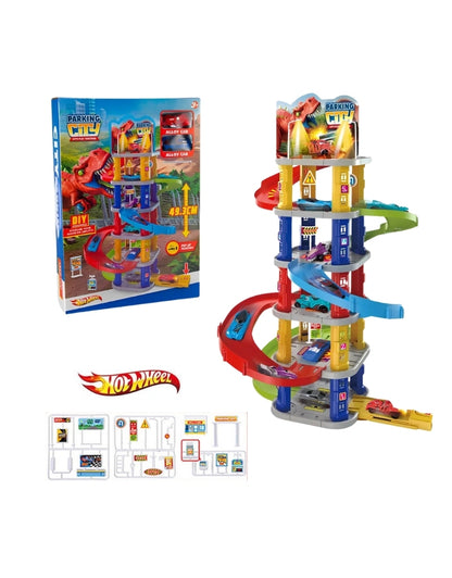 Hot Wheels Kids Garage Parking Lot