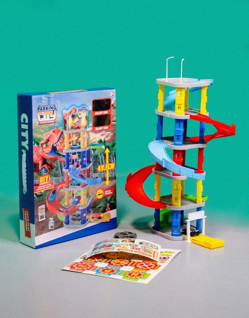 Hot Wheels Kids Garage Parking Lot