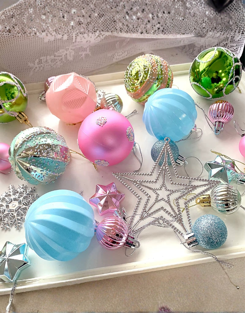 Set Of 45 PCS Candy Ornaments for Christmas Tree