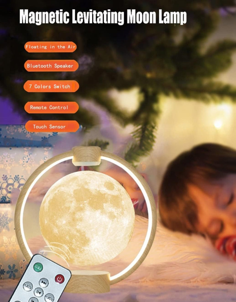 Levitating Moon Bluetooth Speaker