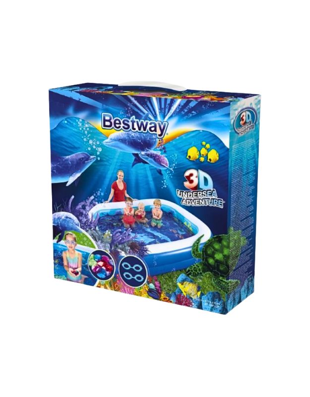 𝗕𝗲𝘀𝘁𝘄𝗮𝘆 541773D Undersea Adventure Pool 262x157x51cm