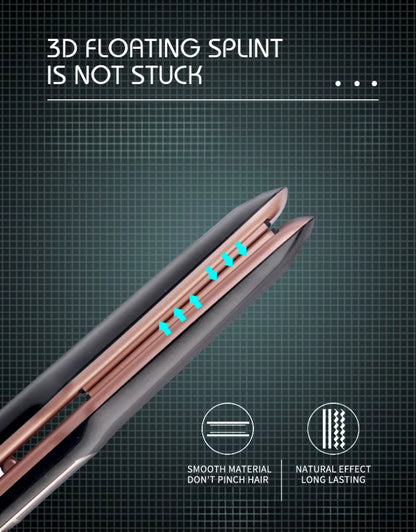 مكواة فرد الشعر الاحترافية EN-3856 مع شامبو وسيروم للشعر التالف