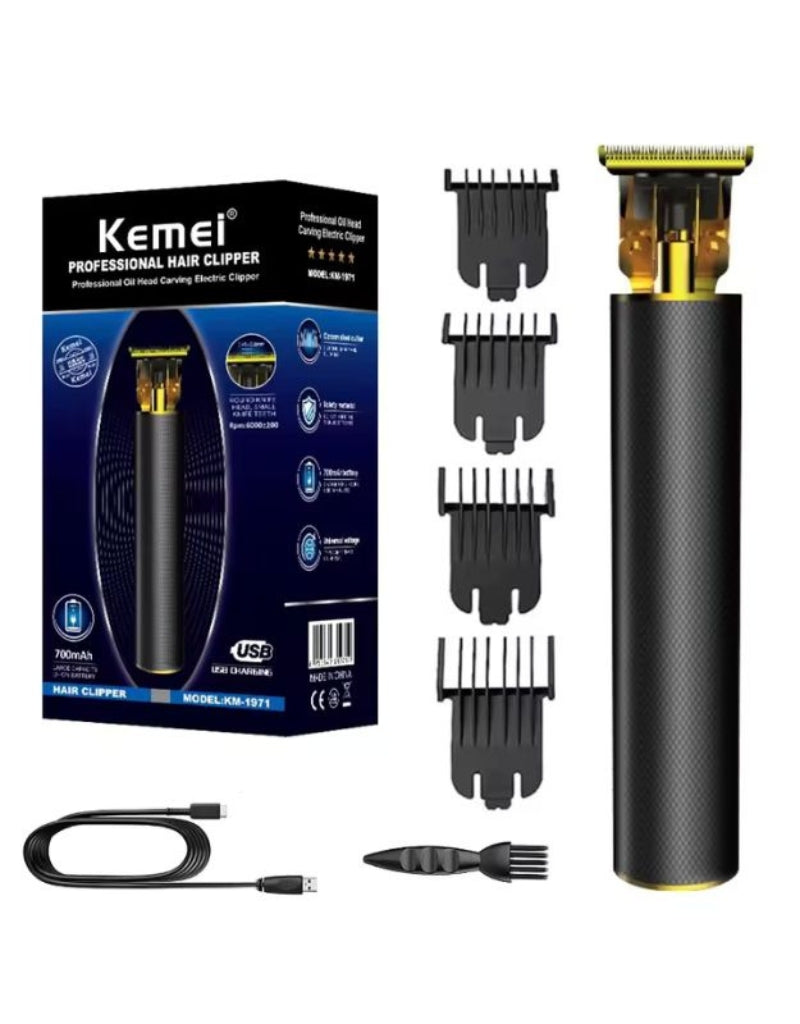 𝗞𝗲𝗺𝗲𝗶 1971 Professional Electric Men's Hair Shaver Rechargeable Cord Less