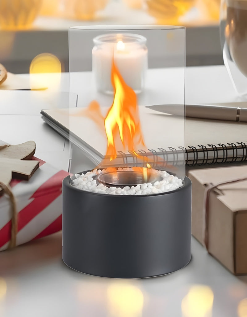 Bio Ethanol Ventless Tabletop Fireplace Indoor-Outdoor