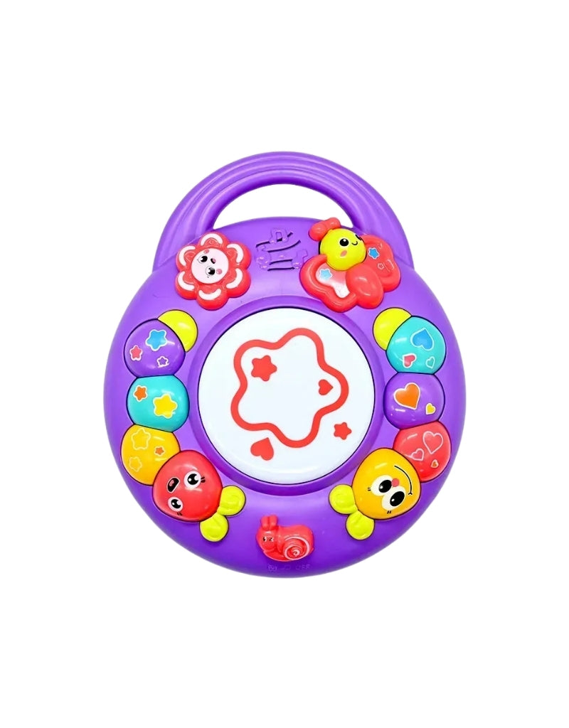 Baby Musical Hand Drum Toy with Lights and Sounds