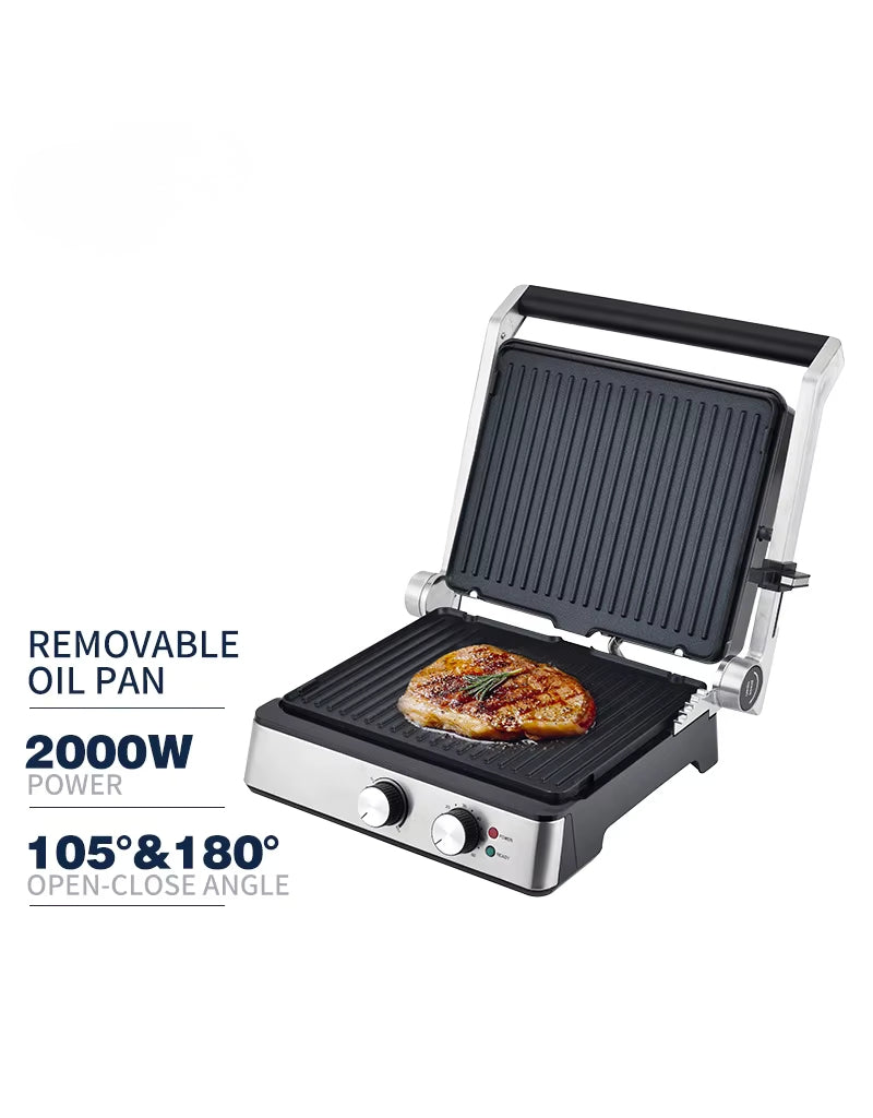 𝗦𝘂𝗽𝗲𝗿 𝗖𝗿𝗲𝘀𝘁 Contact Gril 2000W