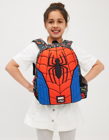 𝗦𝗺𝗶𝗴𝗴𝗹𝗲 Spider Man Junior Character Hoodie Backpack