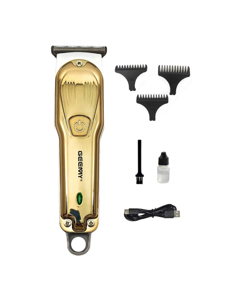 𝗚𝗲𝗲𝗺𝘆 GM-6727 Hair Beard Shaver Mini Rechargeable