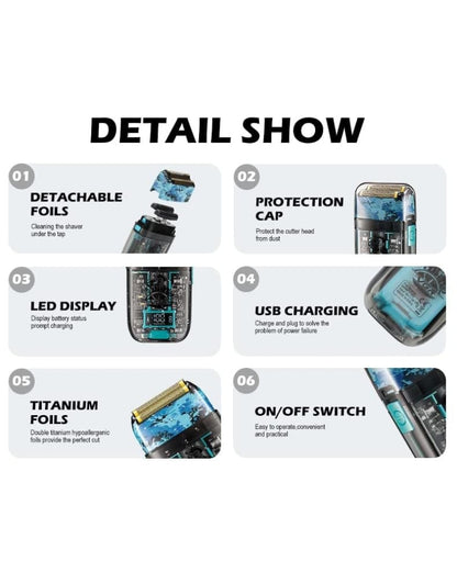 𝗩𝗚𝗥 V-352 Electric Hair Trimmer For Men