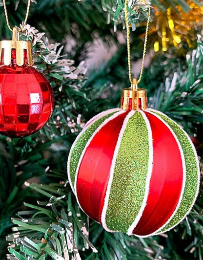 Set of 44 PCS Christmas ball ornaments For Hanging On The Christmas Tree