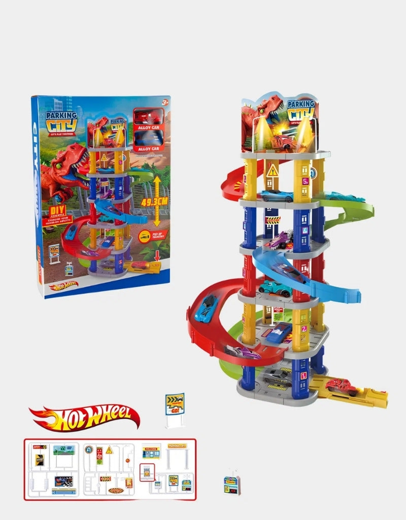 Hot Wheels Kids Garage Parking Lot