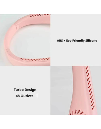 Portable Neck Fan 360° Cooling Fan | USB Rechargeable Hands Free Wearable Fan