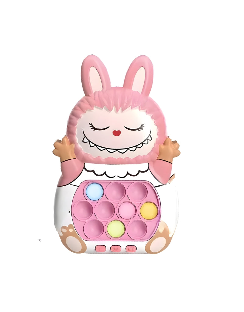 Pop It Electronic Sensory Toys Labubu Pink Brown