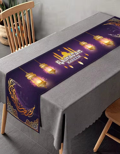 Ramadan Table Runner Decorations Different Styles 180x35 CM