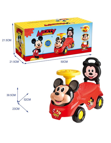 Kid Ride On Push Car with Horn Steering Wheel Music Storage