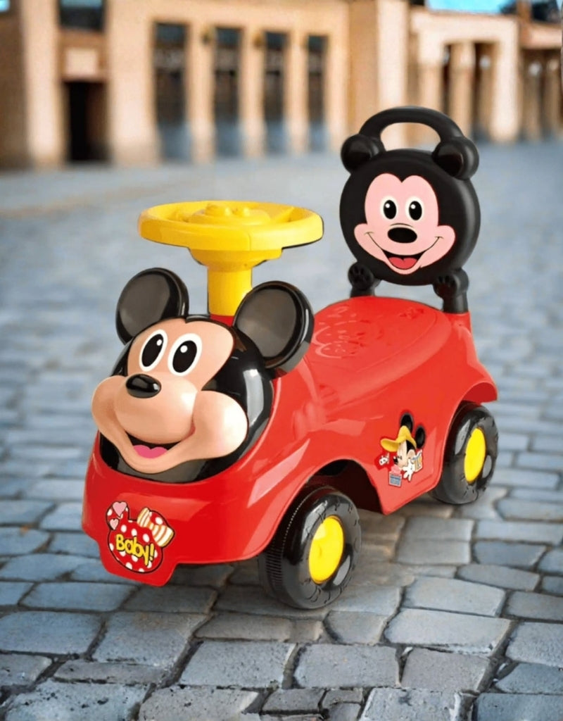 Kid Ride On Push Car with Horn Steering Wheel Music Storage
