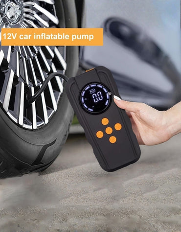 HiMK Jump Starter With Air Pump Fast Charging Portable & Safe 2 IN 1