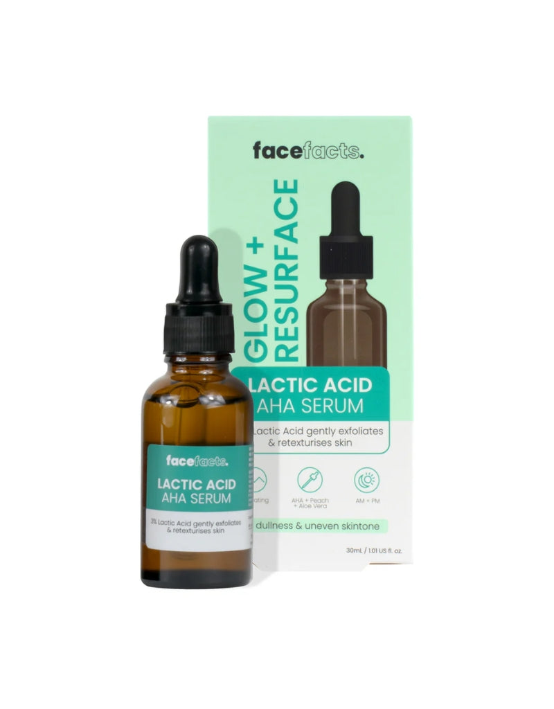 𝗙𝗮𝗰𝗲 𝗙𝗮𝗰𝘁𝘀 Lactic Acid Serum Glow & Resurface 30 ML