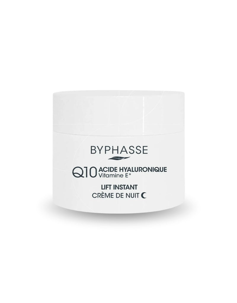 𝗕𝘆𝗽𝗵𝗮𝘀𝘀𝗲 Crème De Nuit Q10 Acide Hyaluronique Vitamine E 60ml