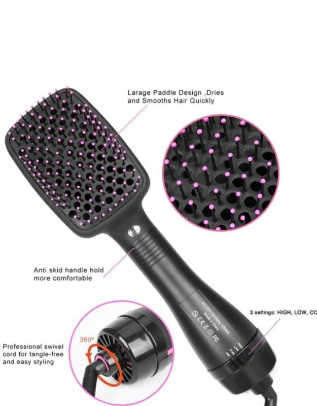 𝗘𝗻𝘇𝗼 EN-4120 Professional Hair Dryer Brush 1000W