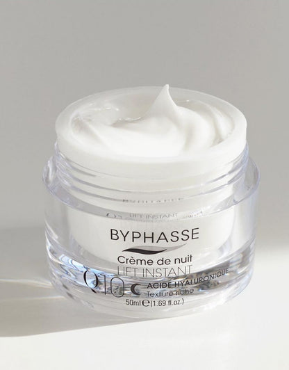 𝗕𝘆𝗽𝗵𝗮𝘀𝘀𝗲 Crème De Nuit Q10 Acide Hyaluronique Vitamine E 60ml