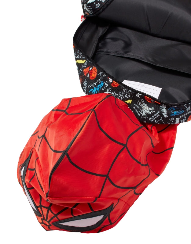 𝗦𝗺𝗶𝗴𝗴𝗹𝗲 Spider Man Junior Character Hoodie Backpack