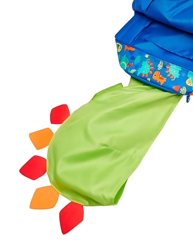 𝗦𝗺𝗶𝗴𝗴𝗹𝗲 Dino School Bag with Cap