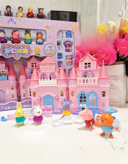 Dream House Happy Cozy pink castle set with lights and music