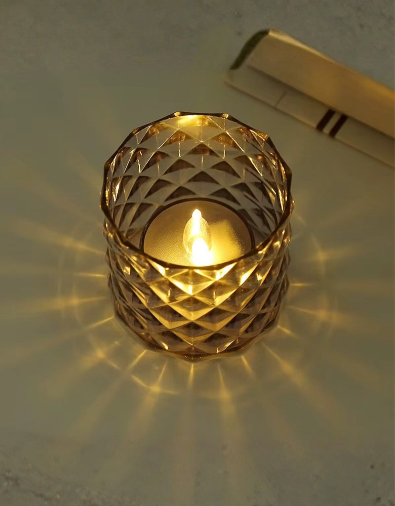 Light Plastic Led Electronic Candle Light Lamps