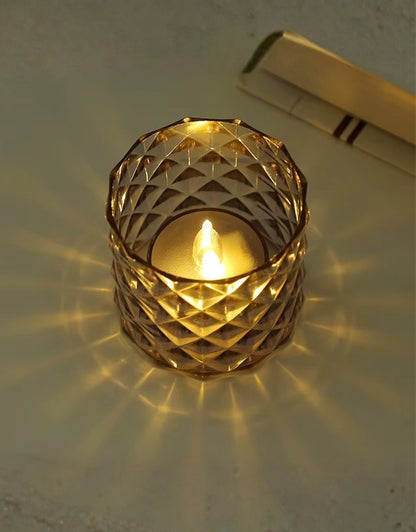 Light Plastic Led Electronic Candle Light Lamps