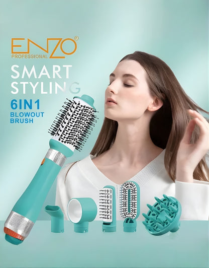 𝗘𝗻𝘇𝗼 Professional 6 in 1 Hair Styling Kit