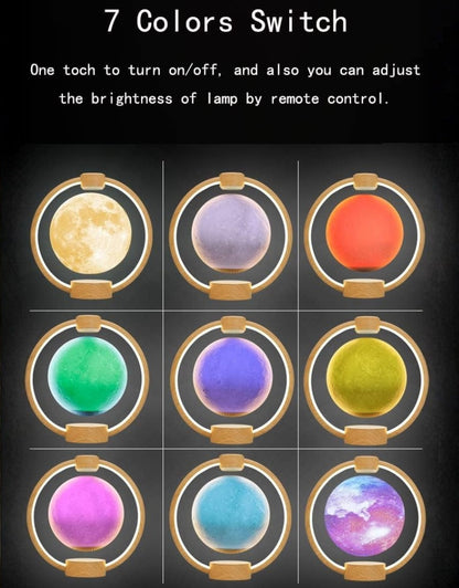 Levitating Moon Bluetooth Speaker