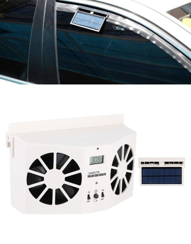Universal Car Solar Powered 2 Watts Cooler Fan