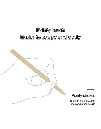 A3 Set Magic Scratch Art Light the City Painting With Bamboo Stick