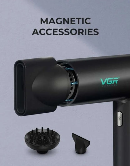 𝗩𝗚𝗥 Hair Dryers Professional Air Blower 110000 RPM Hair Dryer Bldc Motor