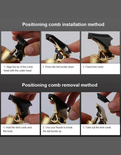 𝗘𝗻𝘇𝗼 EN-5037 Professional Men's Electric Trimmer