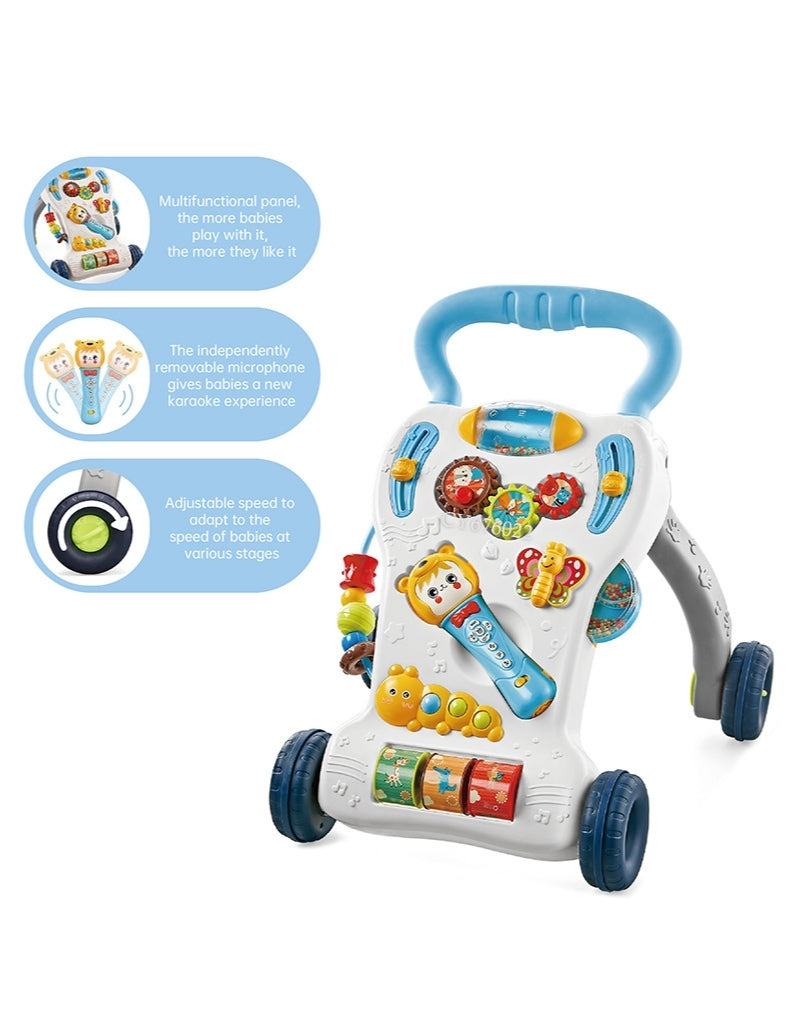 Baby Plastic Walker Car Gift Toy with Music