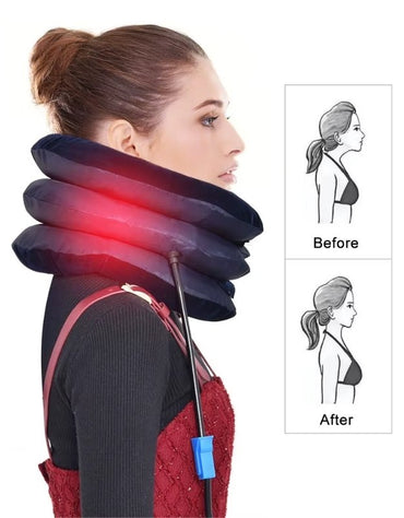 3-Layer Inflatable Neck Stretcher Soft Brace