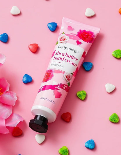 𝗕𝗼𝗱𝘆𝗰𝗼𝗹𝗼𝗴𝘆 Sweet Love Shea Butter Hand Cream 56 G
